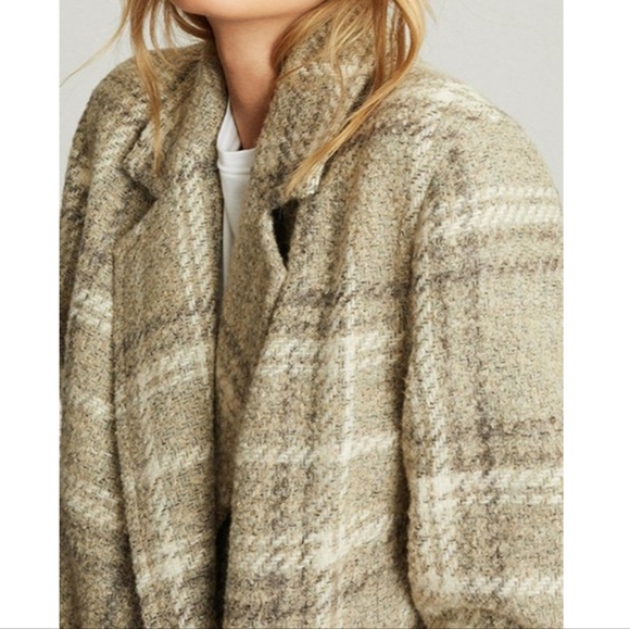 NWT REISS | Checkered Coat - Picture 4 of 11